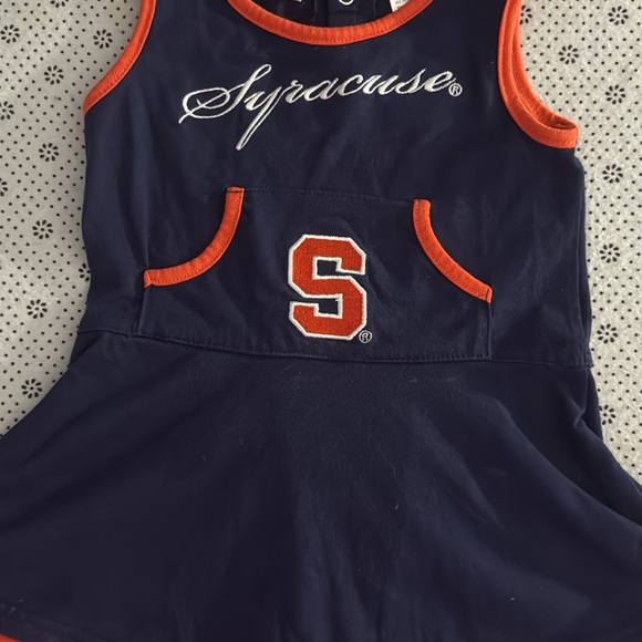 🛍 NCAA Blue and Orange Casual Dress Cheerleader Style SIZE  3T - Picture 2 of 5